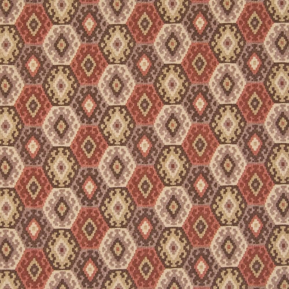 Papago Terracotta by Kasmir Fabric 1389 100% Cotton
 USA 15,000 Wyzenbeek Double Rubs </p><p>Repeat: Horizontal: 4 4/8 inches and Vertical: 6 6/8 inches 54 - Fabric Carolina -