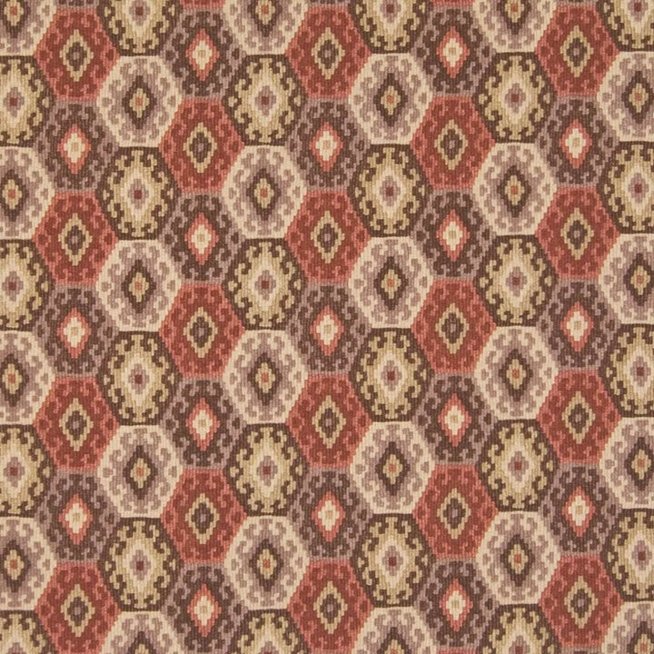 Papago Terracotta by Kasmir Fabric 1389 100% Cotton
 USA 15,000 Wyzenbeek Double Rubs </p><p>Repeat: Horizontal: 4 4/8 inches and Vertical: 6 6/8 inches 54 - Fabric Carolina -