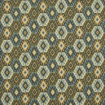 Papago Turquoise by Kasmir Fabric 1390 100% Cotton USA 15,000 Wyzenbeek Double Rubs H: 4 4/8 inches, V: 6 6/8 inches 54 - Fabric Carolina - Kasmir