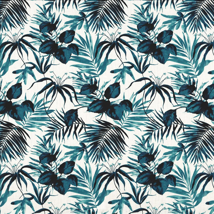 Paradise Point Teal by Kasmir Fabric 1463 92% Ramie
8% Cotton
 FRANCE 10,000 Martindale Cycles Horizontal: 18 inches and Vertical: 24 4/8 inches 59 - Fabric Carolina -