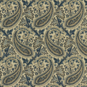 Parisi Paisley Ink by Kasmir Fabric