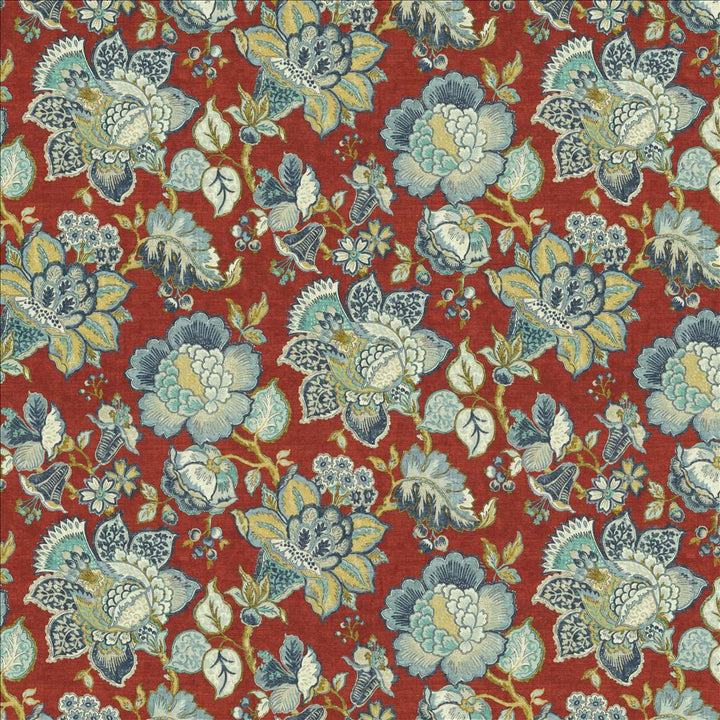 Parisian Park Crimson by Kasmir Fabric 1452 100% Cotton
 SPAIN </p><p>Repeat: Horizontal: 27 inches and Vertical: 27 inches 54 - Fabric Carolina -