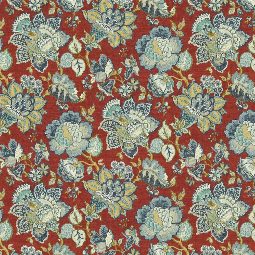 Parisian Park Crimson by Kasmir Fabric 1452 100% Cotton
 SPAIN </p><p>Repeat: Horizontal: 27 inches and Vertical: 27 inches 54 - Fabric Carolina -