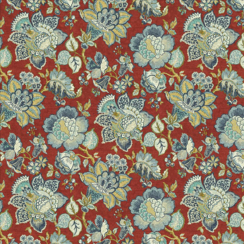 Parisian Park Crimson by Kasmir Fabric 1452 100% Cotton
 SPAIN 30,000 Wyzenbeek Double Rubs </p><p>Repeat: Horizontal: 27 inches and Vertical: 27 inches 54 - Fabric Carolina -
