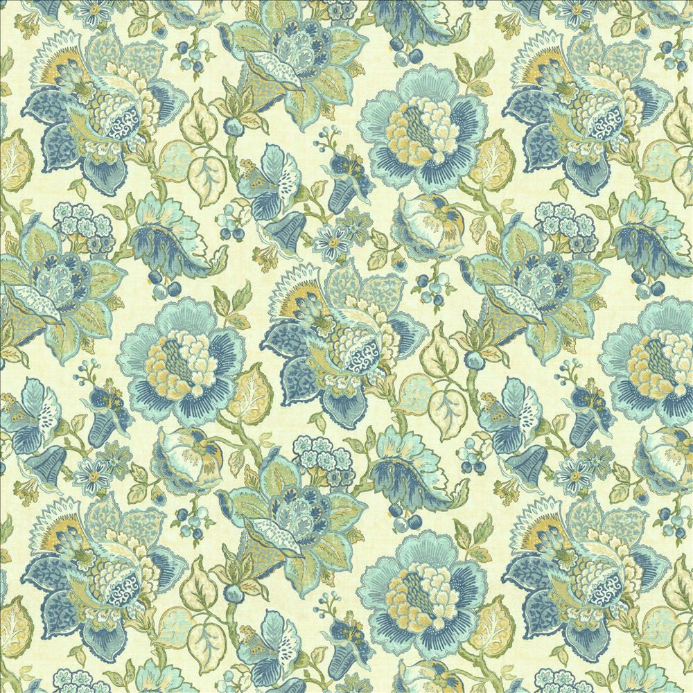 Parisian Park Waterfall by Kasmir Fabric 1453 100% Cotton
 SPAIN 30,000 Wyzenbeek Double Rubs </p><p>Repeat: Horizontal: 27 inches and Vertical: 27 inches 54 - Fabric Carolina -