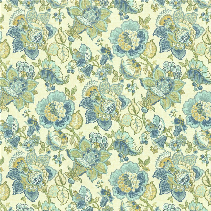 Parisian Park Waterfall by Kasmir Fabric 1453 100% Cotton
 SPAIN 30,000 Wyzenbeek Double Rubs </p><p>Repeat: Horizontal: 27 inches and Vertical: 27 inches 54 - Fabric Carolina -