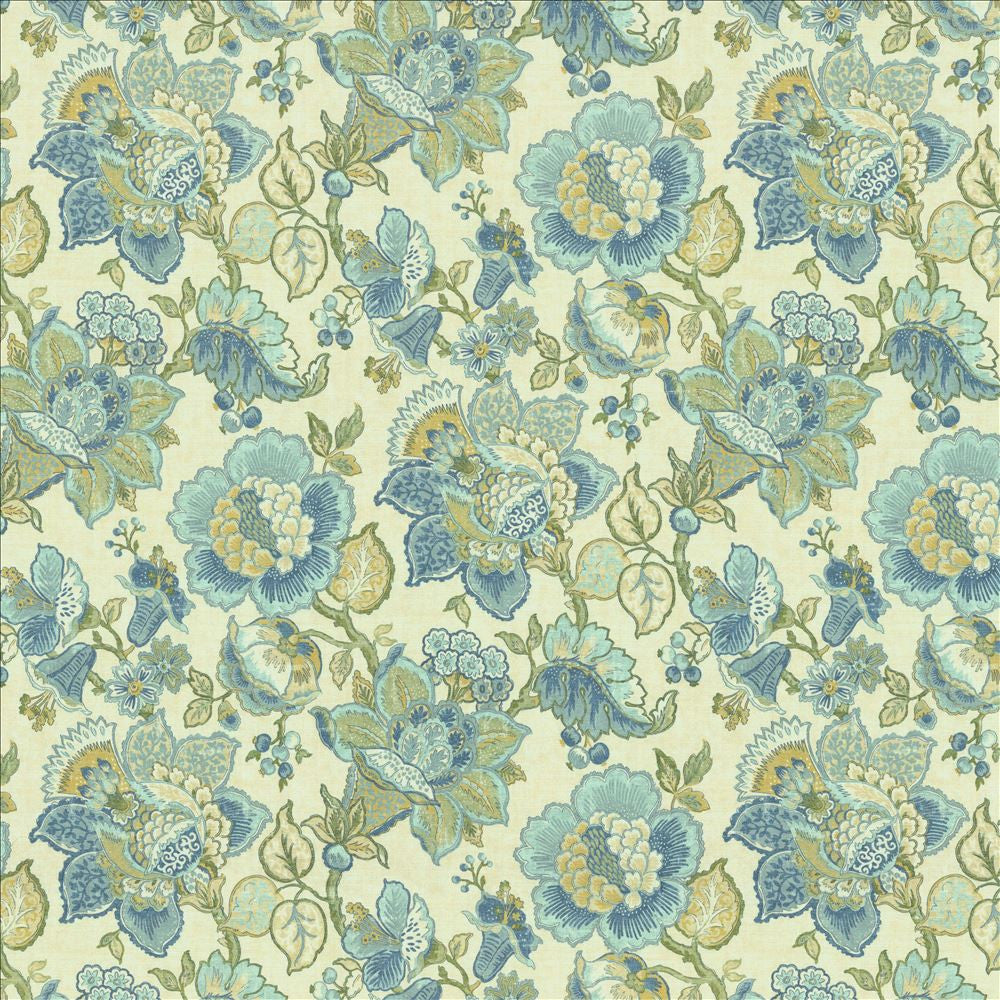 Parisian Park Waterfall  by Kasmir Fabric See sample 100% Cotton
 SPAIN 30,000 Wyzenbeek Double Rubs </p><p>Repeat: Horizontal: 27 inches and Vertical: 27 inches 54  - Fabric Carolina -
