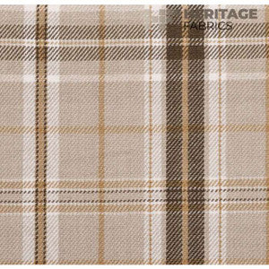 Parkhill Oatmeal by Roth & Tompkins Fabric