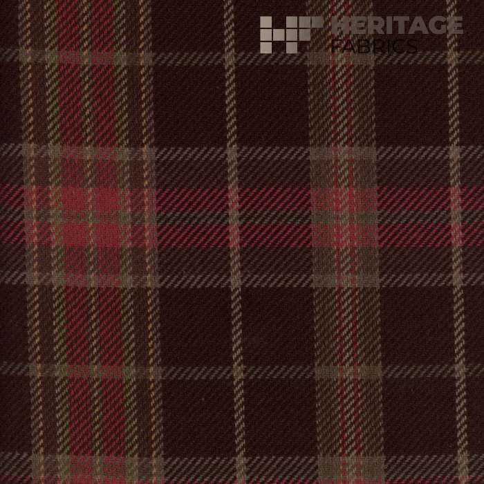 Parkhill Chestnut by Heritage Designer Fabric - 100% Cotton India 12,000 Horizontal: 9" and Vertical: 9" 54" - Swanky Fabrics -