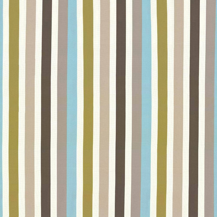 Parterre Stripe Aqua by Kasmir Fabric 1427 INDIA Not Tested H: 13 7/8 inches, V:N/A 55 - Fabric Carolina - Kasmir