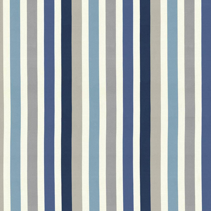 Parterre Stripe Pacific by Kasmir Fabric 1427 100% Polyester
 INDIA Not Tested </p><p>Repeat: Horizontal: 13 7/8 inches and Vertical: N/A 55 - Fabric Carolina -
