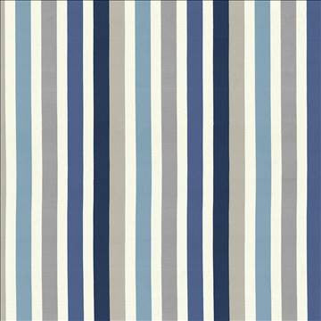 Parterre Stripe Pacific by Kasmir Fabric 1427 100% Polyester INDIA Not Tested H: 13 7/8 inches, V: N/A 55 - Fabric Carolina - Kasmir