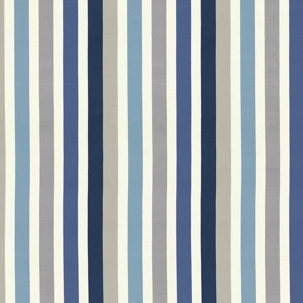 Parterre Stripe Pacific  by Kasmir Fabric See sample 100% Polyester
 INDIA Not Tested </p><p>Repeat: Horizontal: 13 7/8 inches and Vertical: N/A 55  - Fabric Carolina -