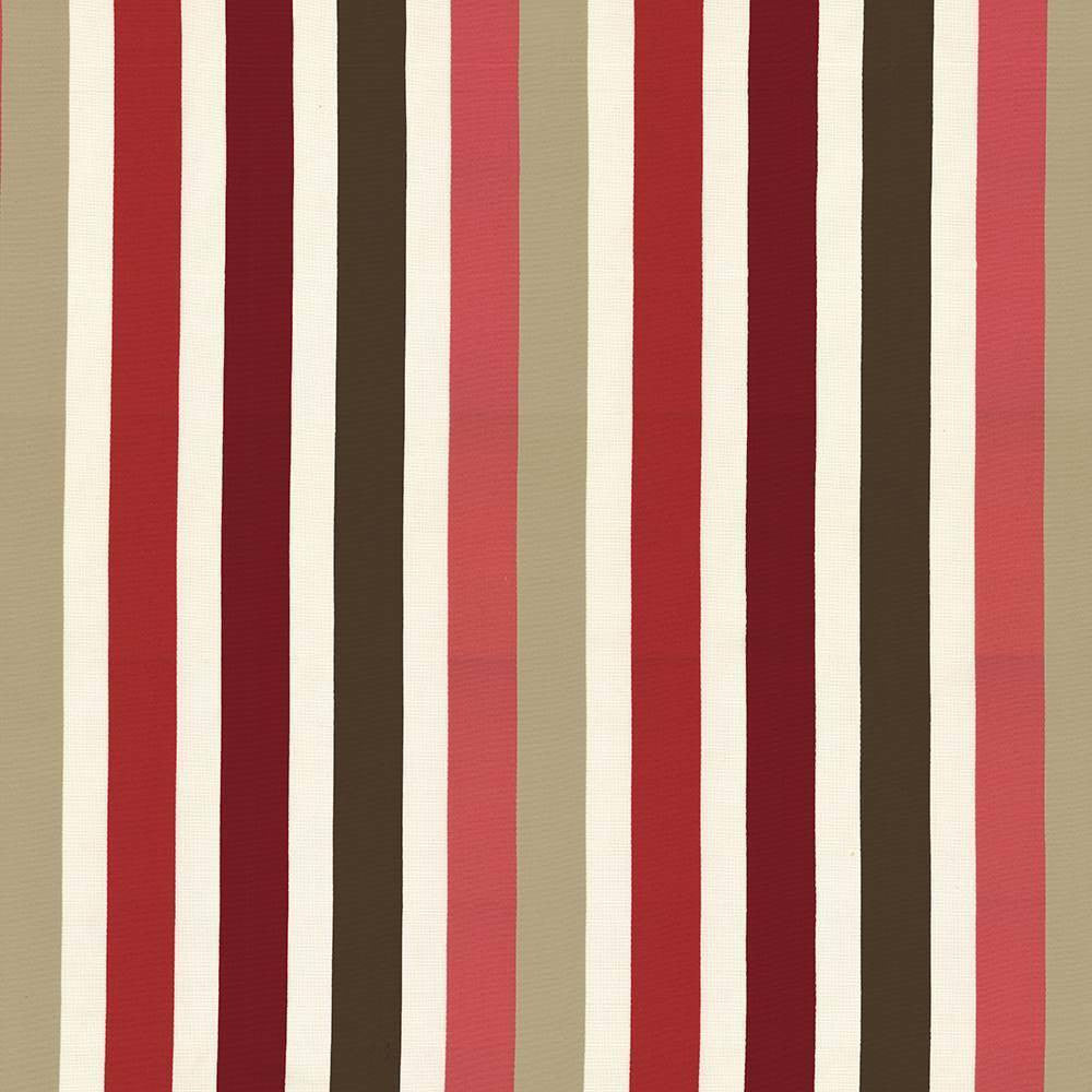 Parterre Stripe Pomegranate by Kasmir Fabric 1427 INDIA Not Tested H: 13 7/8 inches, V:N/A 55 - Fabric Carolina - Kasmir
