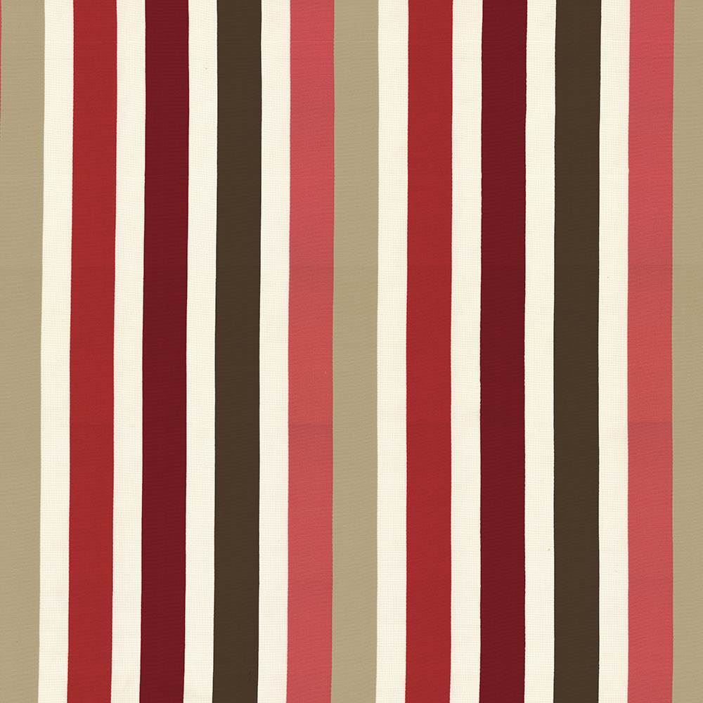 Parterre Stripe Pomegranate  by Kasmir Fabric See sample 100% Polyester
 INDIA Not Tested </p><p>Repeat: Horizontal: 13 7/8 inches and Vertical: N/A 55  - Fabric Carolina -