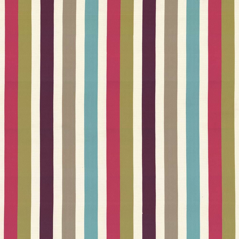 Parterre Stripe Tutti Frutti  by Kasmir Fabric See sample 100% Polyester
 INDIA Not Tested </p><p>Repeat: Horizontal: 13 7/8 inches and Vertical: N/A 55  - Fabric Carolina -
