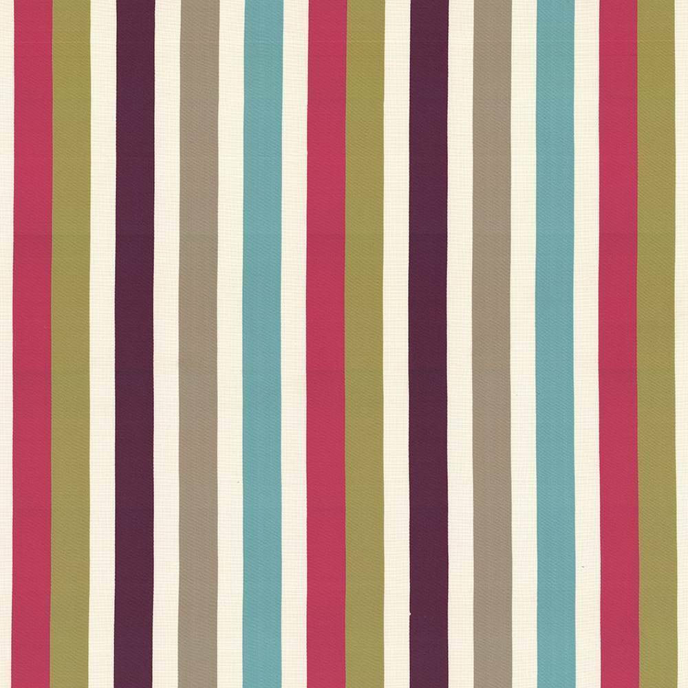 Parterre Stripe Tutti Frutti by Kasmir Fabric 1427 INDIA Not Tested H: 13 7/8 inches, V:N/A 55 - Fabric Carolina - Kasmir