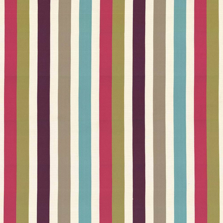 Parterre Stripe Tutti Frutti by Kasmir Fabric 1427 INDIA Not Tested H: 13 7/8 inches, V:N/A 55 - Fabric Carolina - Kasmir