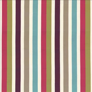 Parterre Stripe Tutti Frutti by Kasmir Fabric 1427 100% Polyester INDIA Not Tested H: 13 7/8 inches, V: N/A 55 - Fabric Carolina - Kasmir