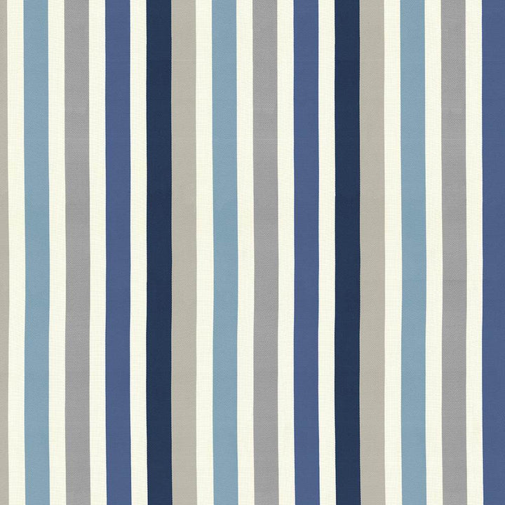 Parterre Stripe Pacific by Kasmir Fabric 1427 100% Polyester
 INDIA </p><p>Repeat: Horizontal: 13 7/8 inches and Vertical: N/A 55 - Fabric Carolina -