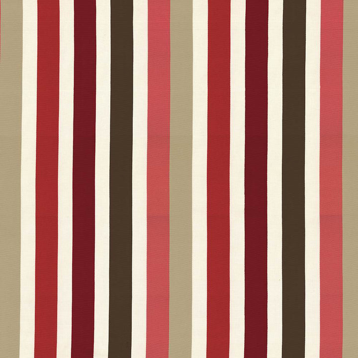 Parterre Stripe Pomegranate by Kasmir Fabric 1427 100% Polyester
 INDIA </p><p>Repeat: Horizontal: 13 7/8 inches and Vertical: N/A 55 - Fabric Carolina -