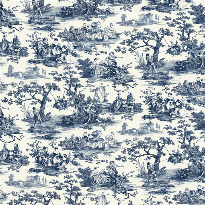 Pastoral Sapphire by Kasmir Fabric 1467 100% Cotton
 PERU </p><p>Repeat: Horizontal: 54 inches and Vertical: 26 2/8 inches 54 - Fabric Carolina -
