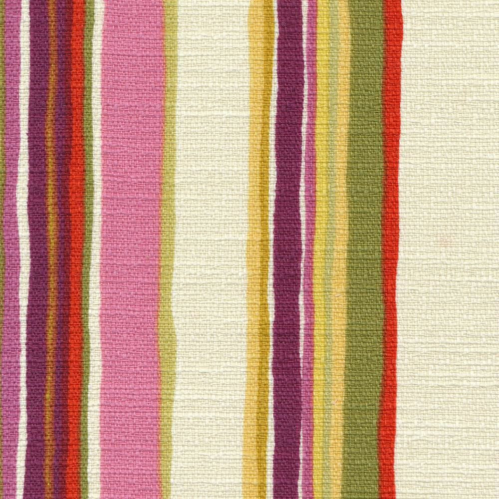Pathway Stripe Orchid  by Kasmir Fabric See sample 100% Cotton
 PAKISTAN 15,000 Wyzenbeek Double Rubs </p><p>Repeat: Horizontal: 13 4/8 inches and Vertical: N/A 54  - Fabric Carolina -