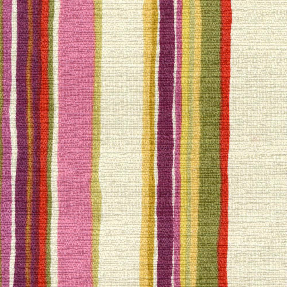 Pathway Stripe Orchid by Kasmir Fabric 1387 PAKISTAN 15,000 Wyzenbeek Double Rubs H: 13 4/8 inches, V:N/A 54 - 55 - Fabric Carolina - Kasmir