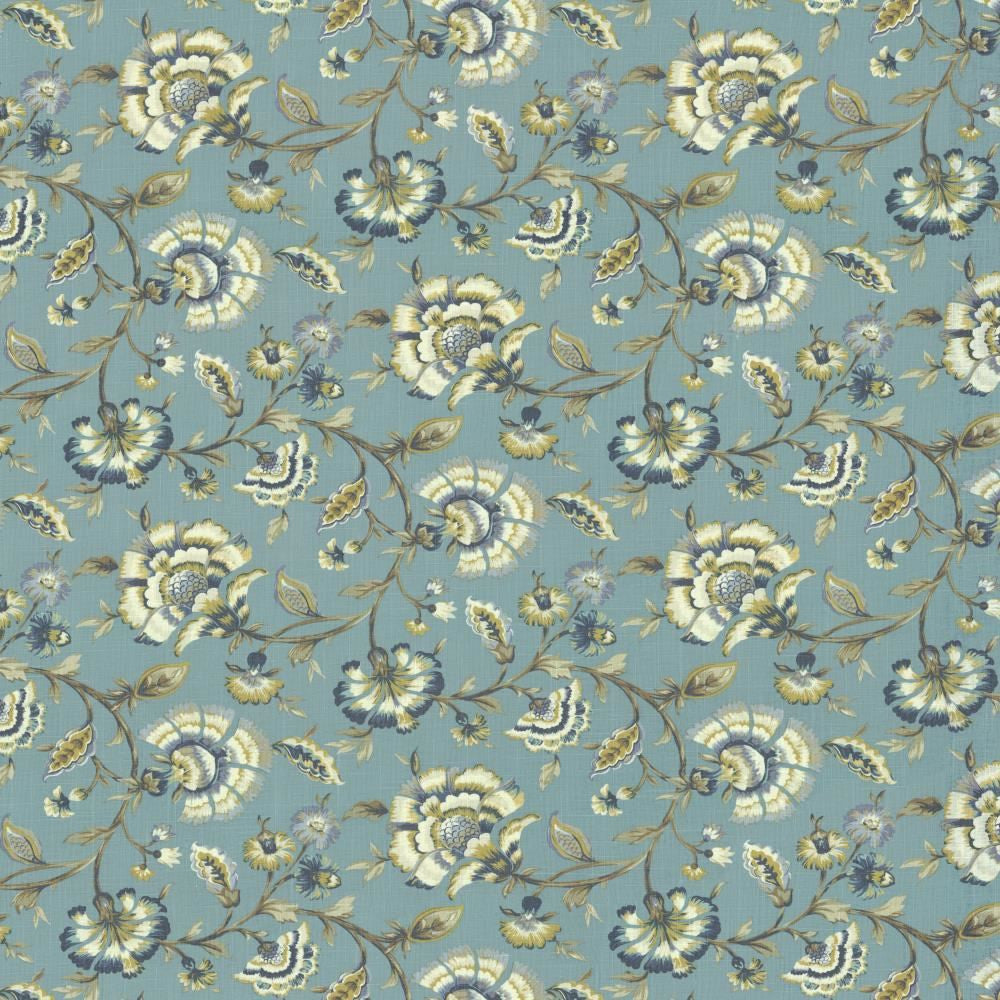 Patricia Porcelain by Kasmir Fabric 1454 55% Linen
45% Rayon
 CHINA </p><p>Repeat: Horizontal: 18 4/8 inches and Vertical: 17 inches 54 - Fabric Carolina -