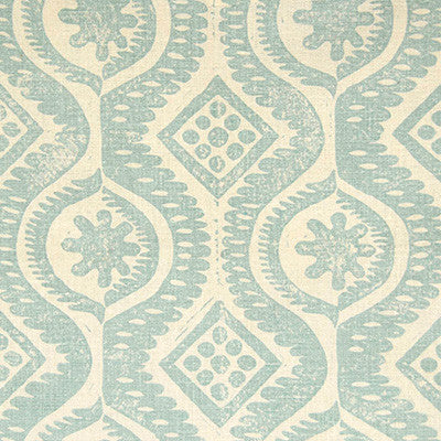 Damask Aqua by Lee Jofa Wallcovering