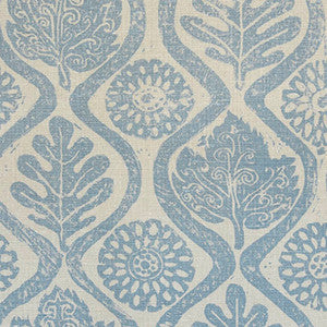 Oakleaves Blue by Lee Jofa Wallcovering