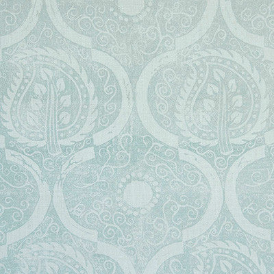 Persian Leaf Aqua by Lee Jofa Wallcovering