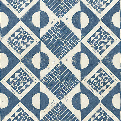 Circles And Squares Wp Azure by Lee Jofa Wallcovering