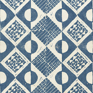Circles And Squares Wp Azure by Lee Jofa Wallcovering