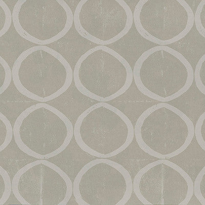 Circles Wallpaper Pale Taupe by Lee Jofa Wallcovering
