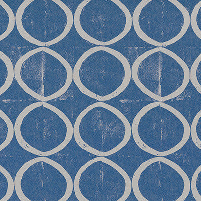 Circles Wallpaper Azure by Lee Jofa Wallcovering