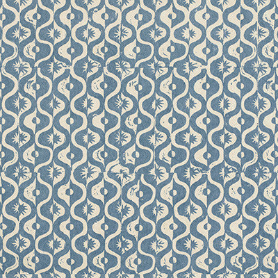 Small Medallion Wp Azure by Lee Jofa Wallcovering