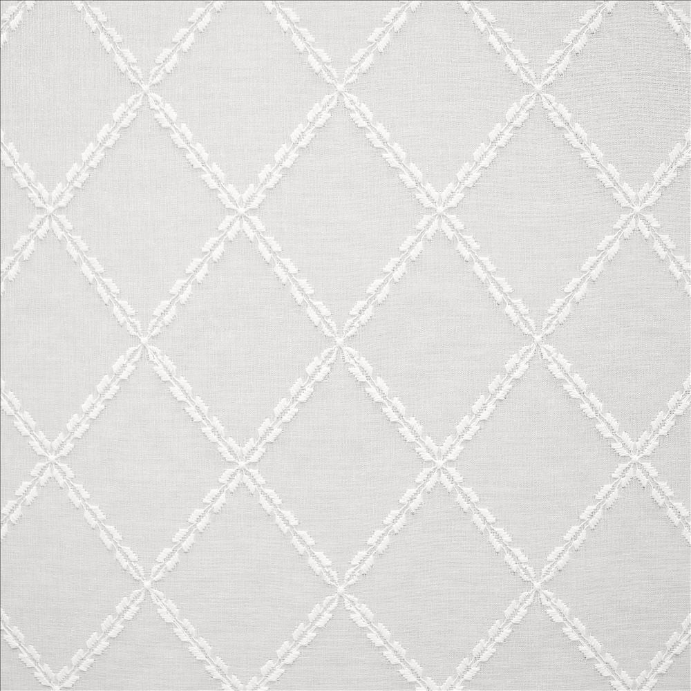 Peacekeeper White by Kasmir Fabric 5108 100% Polyester
 TURKEY </p><p>Repeat: Horizontal: 4 inches and Vertical: 3 4/8 inches 54 - 60 - Fabric Carolina -