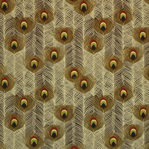 Peacock Run Porcini by Kasmir Fabric