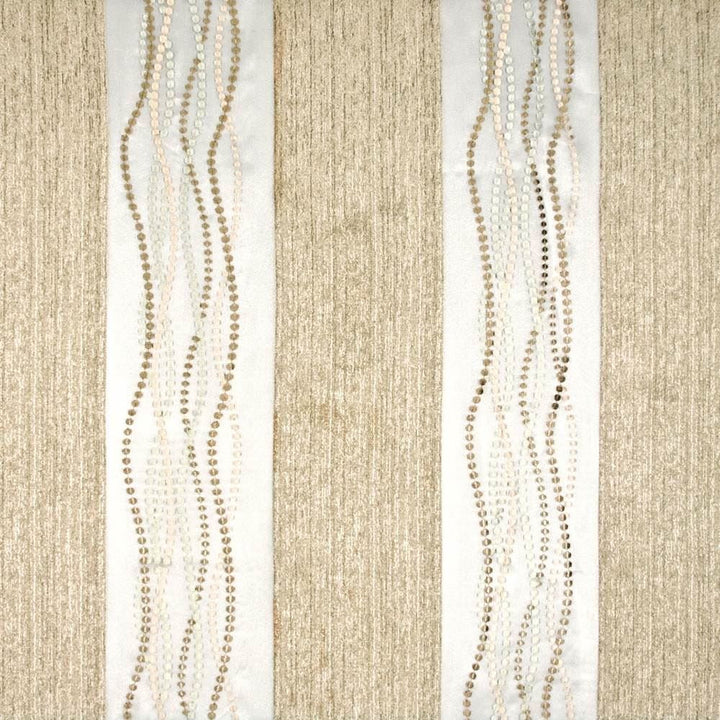 Pearl Strands Driftwood by Kasmir Fabric 1374 100% Polyester CHINA Not Tested Horizontal: 14 4/8 inches and Vertical: 12 inches 98 - Fabric Carolina -