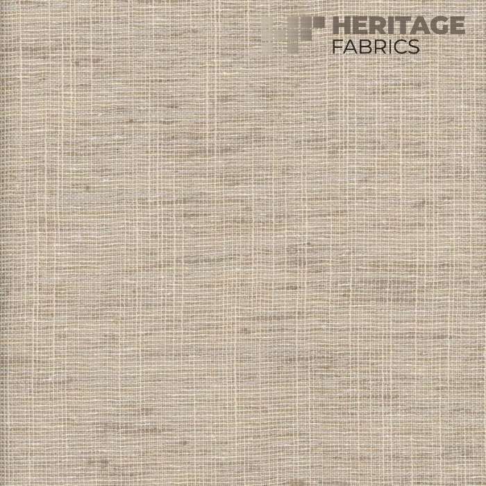 Pearson Flax by Heritage Fabric - 100% Polyester USA or Imported Horizontal: and Vertical: 60" - Fabric Carolina -