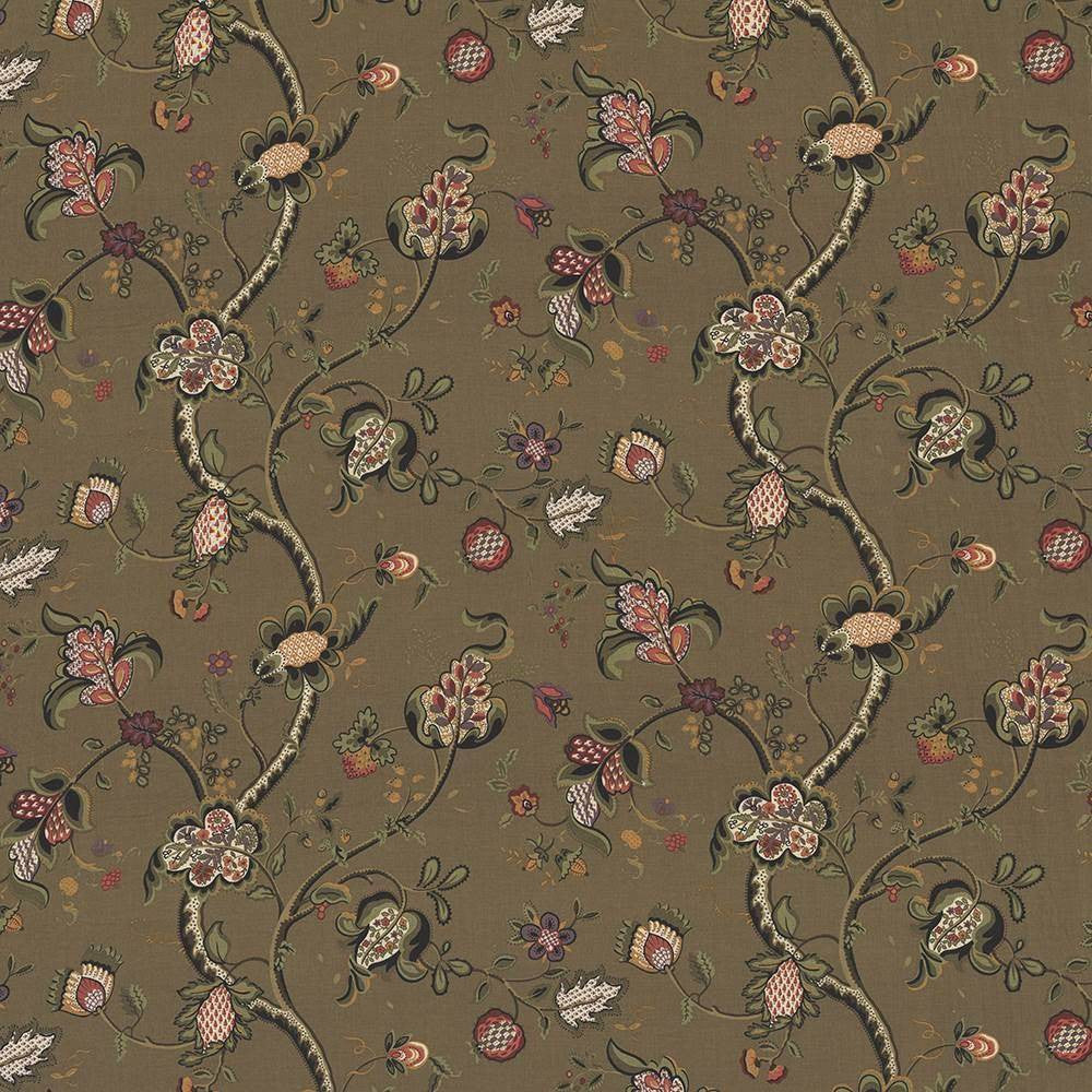 Pembroke Manor Chestnut by Kasmir Fabric 1433 USA 9,000 Wyzenbeek Double Rubs H: 27 inches, V:24 inches 54 - 56 - Fabric Carolina - Kasmir