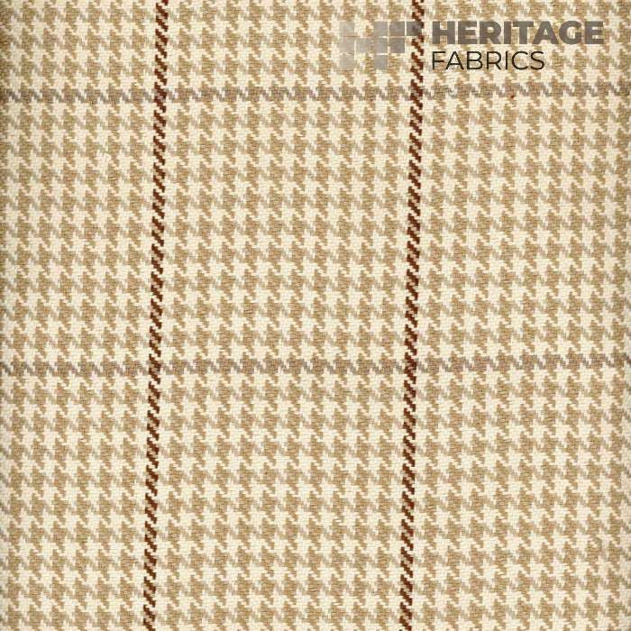 Pembrook Oyster by Heritage Fabric - 100% Cotton India 12,000 Horizontal: 3.5" and Vertical: 3.25" 54" - Fabric Carolina -