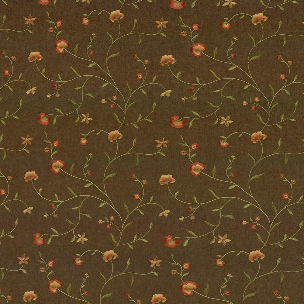 Penny Lane Cocoa by Kasmir Fabric 1403 55% Linen
45% Rayon
 CHINA </p><p>Repeat: Horizontal: 15 2/8 inches and Vertical: 15 2/8 inches 46 - Fabric Carolina -