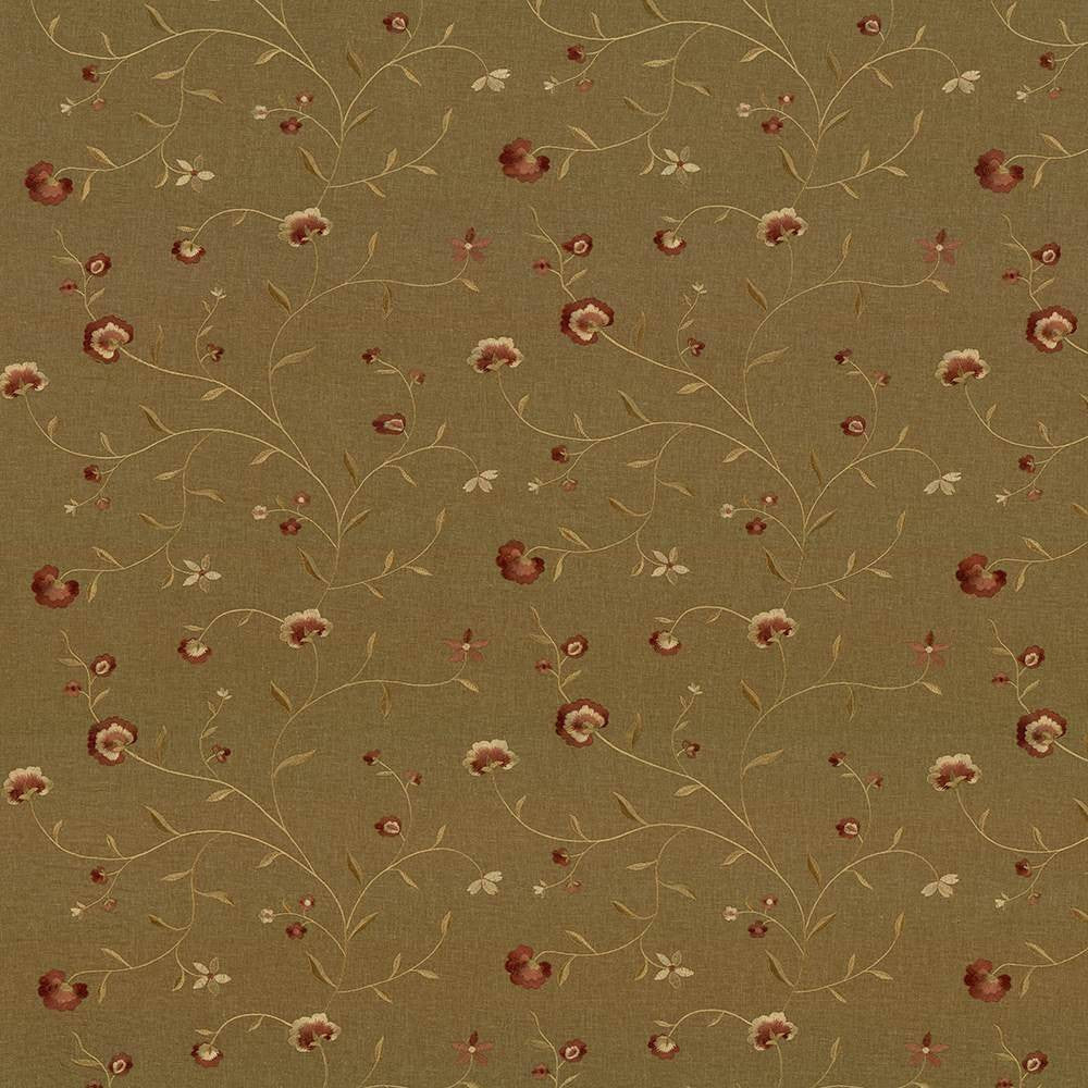 Penny Lane Tobacco by Kasmir Fabric 1416 CHINA Not Tested H: 15 2/8 inches, V:15 2/8 inches 54 - Fabric Carolina - Kasmir