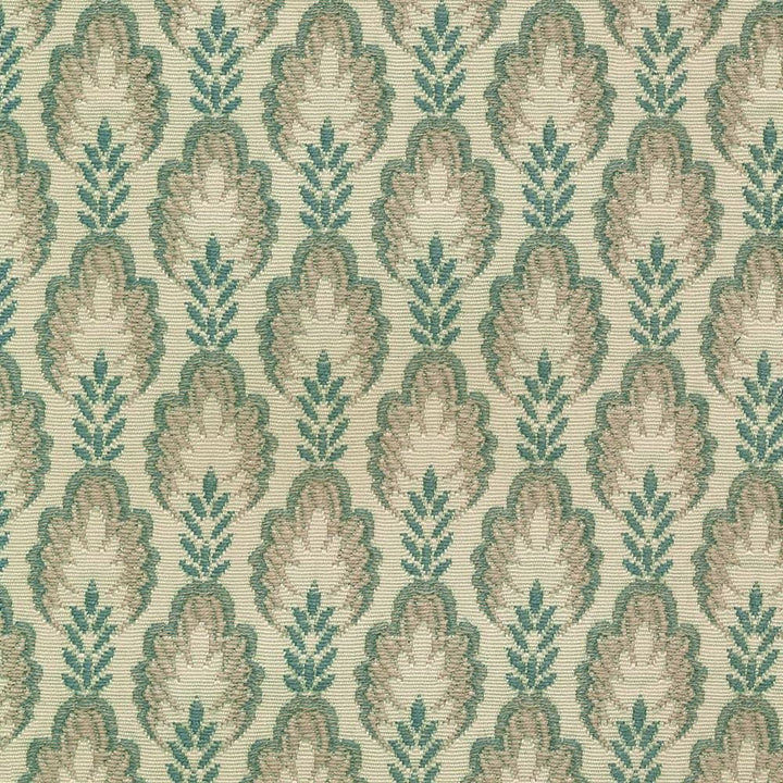 Pennyroyal Mineral by Kasmir Fabric 1371 65% Rayon
35% Polyester
 CHINA 33,000 Wyzenbeek Double Rubs </p><p>Repeat: Horizontal: 1 3/8 inches and Vertical: 1 3/8 inches 55 - Fabric Carolina -