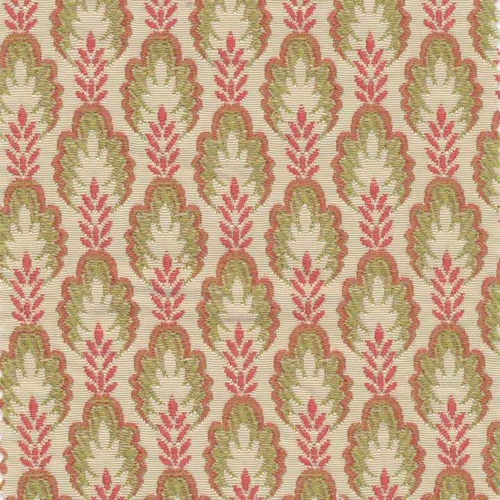 Pennyroyal Sorbet by Kasmir Fabric 1370 65% Rayon
35% Polyester
 CHINA </p><p>Repeat: Horizontal: 1 3/8 inches and Vertical: 1 3/8 inches 55 - Fabric Carolina -