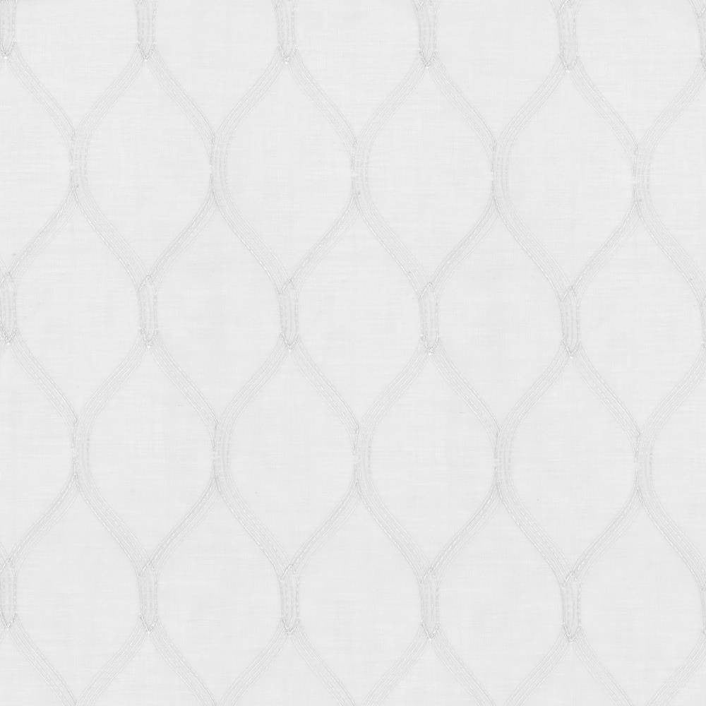Per Se White by Kasmir Fabric 5077 TURKEY Not Tested H: 3 2/8 inches, V:6 6/8 inches 58 - 59 - Fabric Carolina - Kasmir