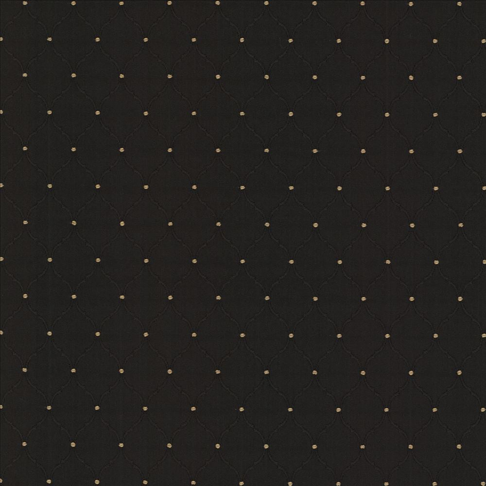 Perdido Onyx  by Kasmir Fabric See sample 100% Polyester
 CHINA 30,000 Wyzenbeek Double Rubs </p><p>Repeat: Horizontal: 1 4/8 inches and Vertical: 2 2/8 inches 54  - Fabric Carolina -