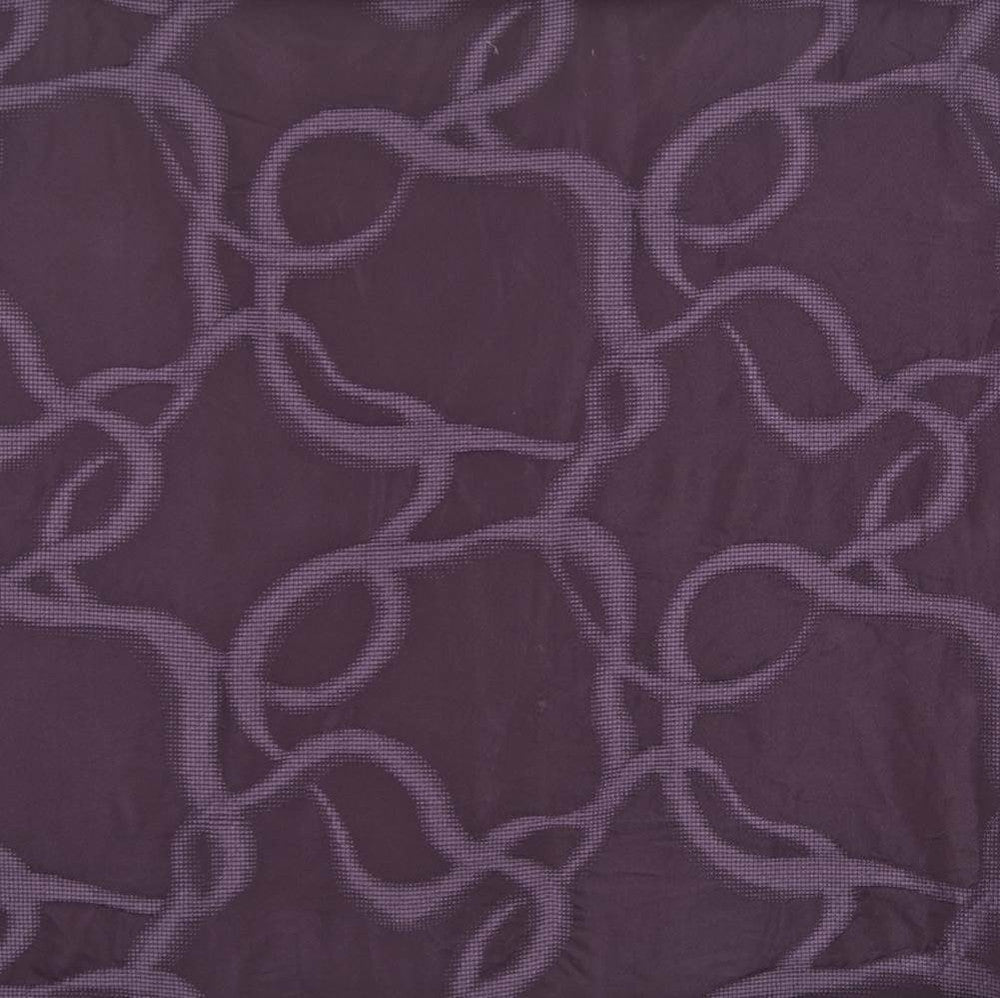Peretti Plum by Kasmir Fabric 1384 ITALY 6,000 Martindale Cycles H: 14 inches, V:22 5/8 inches 54 - 55 - Fabric Carolina - Kasmir